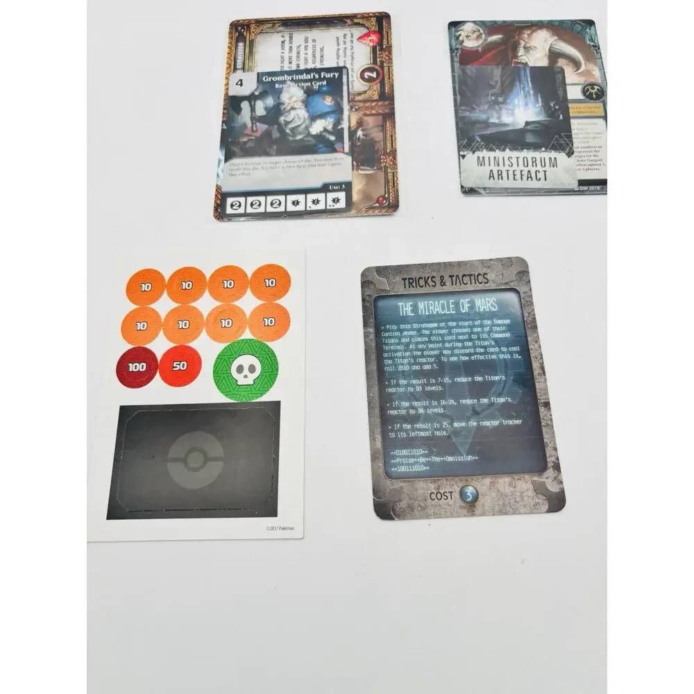 Lot Of Warhammer 40K cards All In Very Good Condition